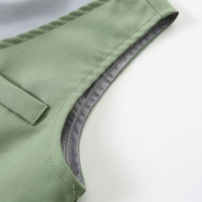 Cotton-Blend Bow Regular Sleeve Regular Formal Suit - image 11