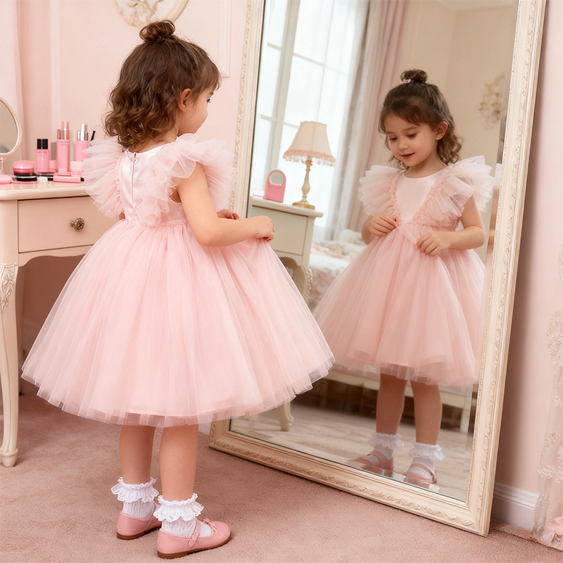 Mesh Folds Sleeveless Midi Dresses - image 5