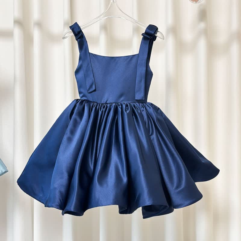 Chemical Fiber Blend Bow Sleeveless Midi Dresses - image 10