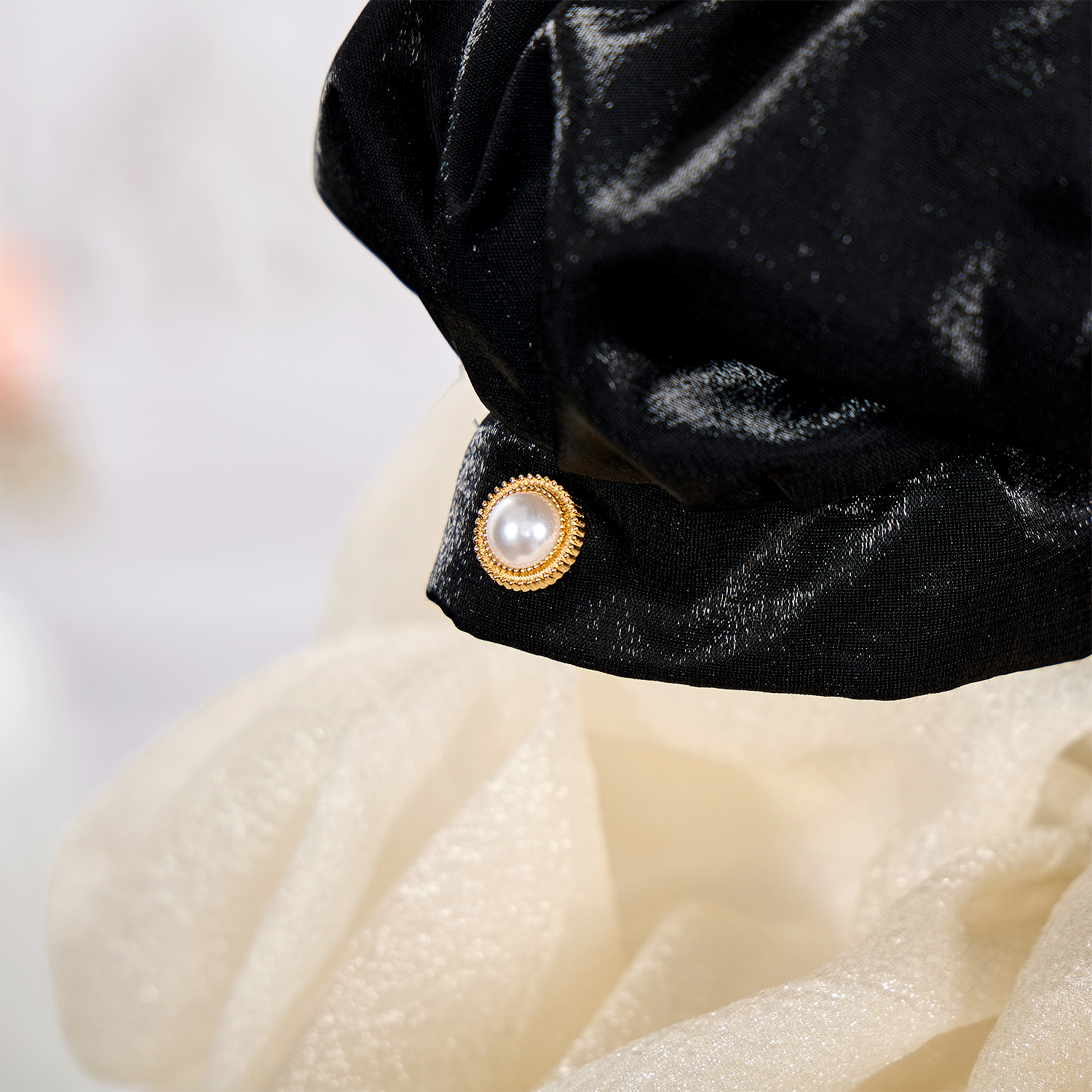 Organza Folds Short Sleeve Mid-long Dresses - image 10