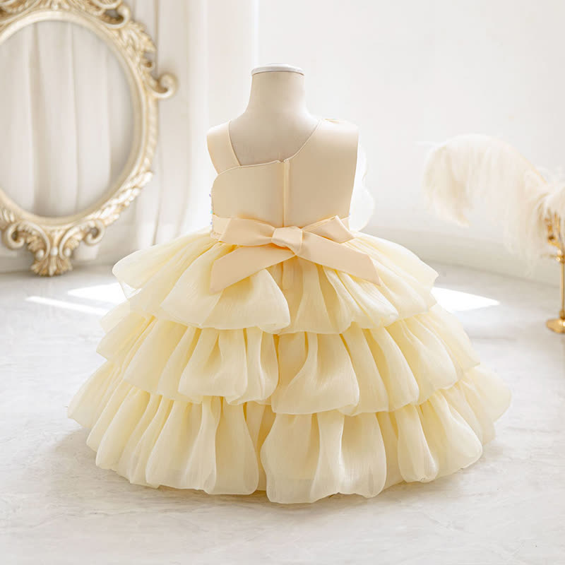 Chemical Fiber Blend Folds Rosette Sleeveless Midi Dresses - image 16