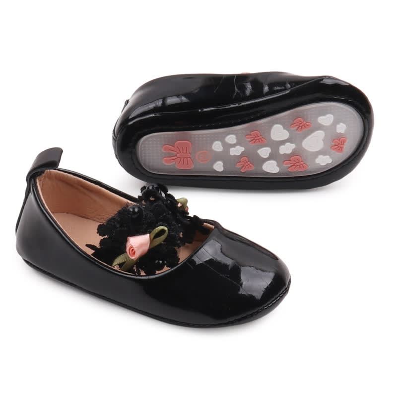 Solid Rosette Round Toe Mary Janes - image 18