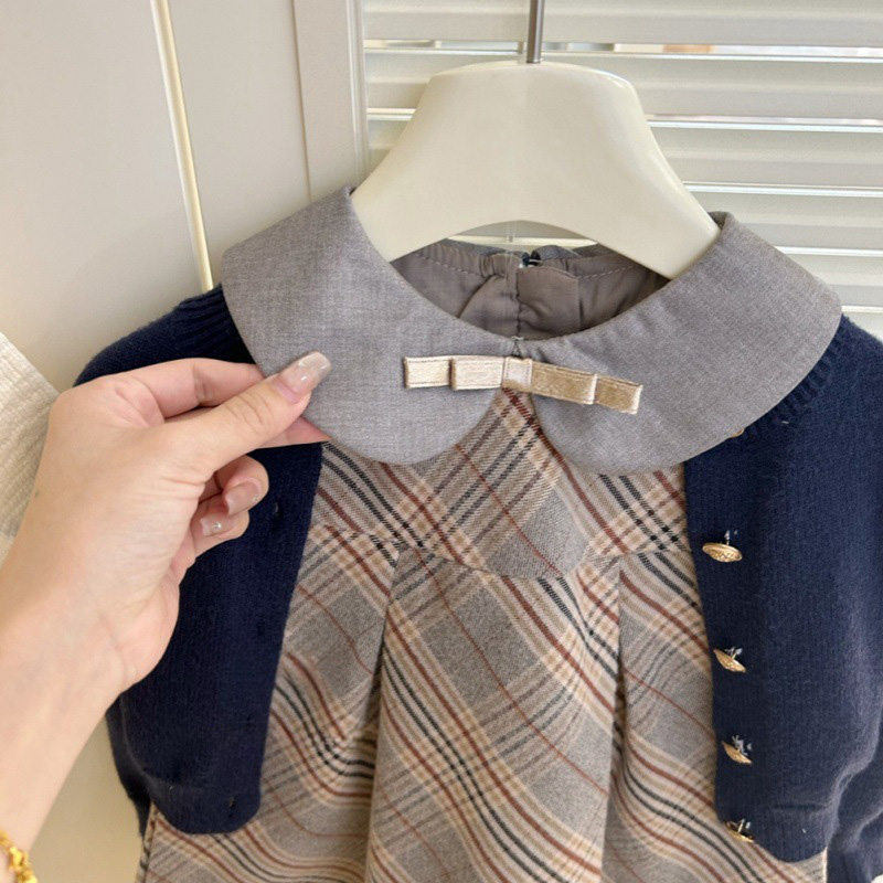 Chemical Fiber Blend Split Joint Sleeveless Midi Two-piece Set - image 6