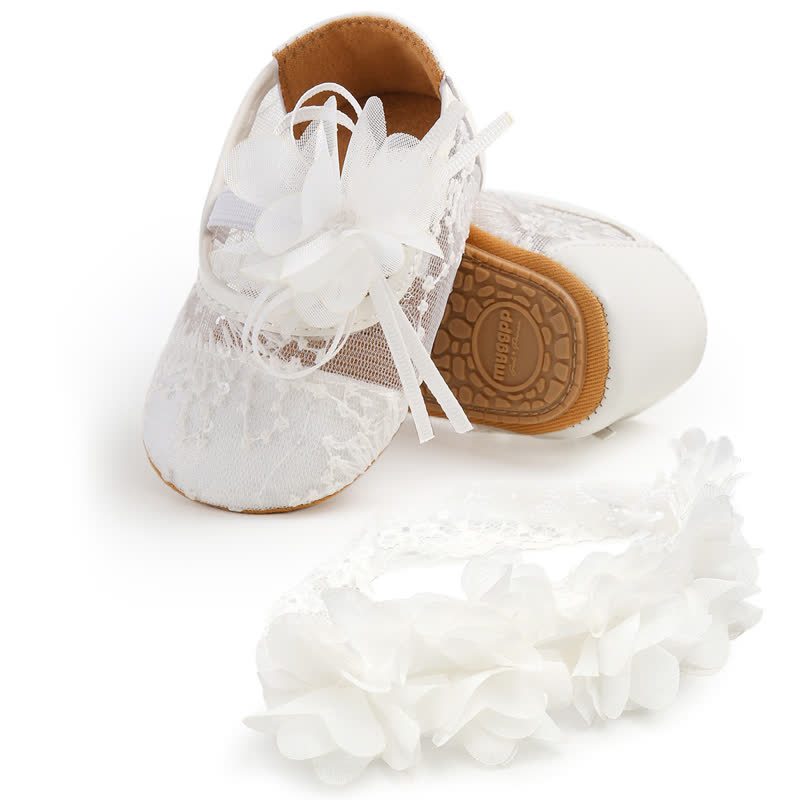 Solid Rosette Round Toe Flats - image 24