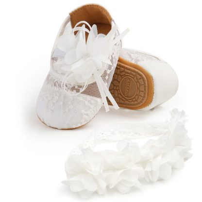 Solid Rosette Round Toe Flats - image 24