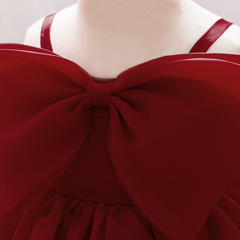 Organza Bow Rosette Maxi Dresses - image 31