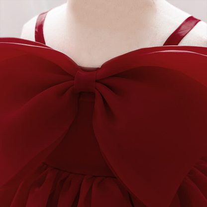 Organza Bow Rosette Maxi Dresses - image 31