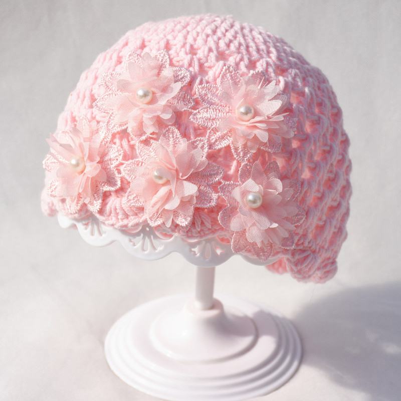 Solid Fur Hat - Pink - 1-2Y - image 6