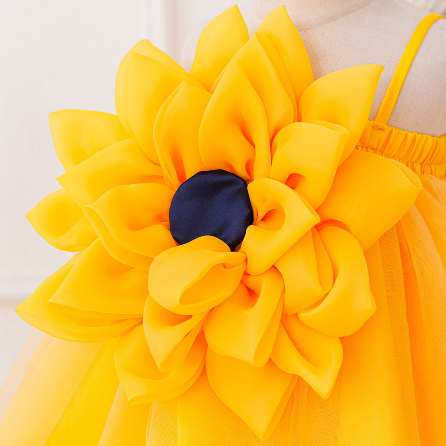 Mesh Rosette Sleeveless Midi Dresses - image 5