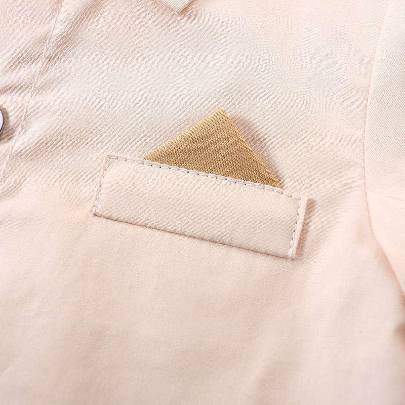 [Archive Sale] Cotton-blend Bow Overalls Long Sleeve Regular Two-piece Set - image 8