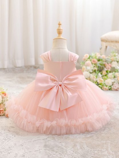 Mesh Rosette Sleeveless Midi Dresses - image 4