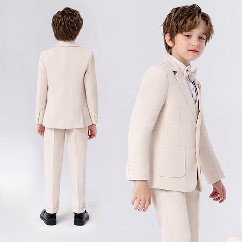 Chemical Fiber Blend Bow Regular Sleeve Regular Formal Suit - image 20