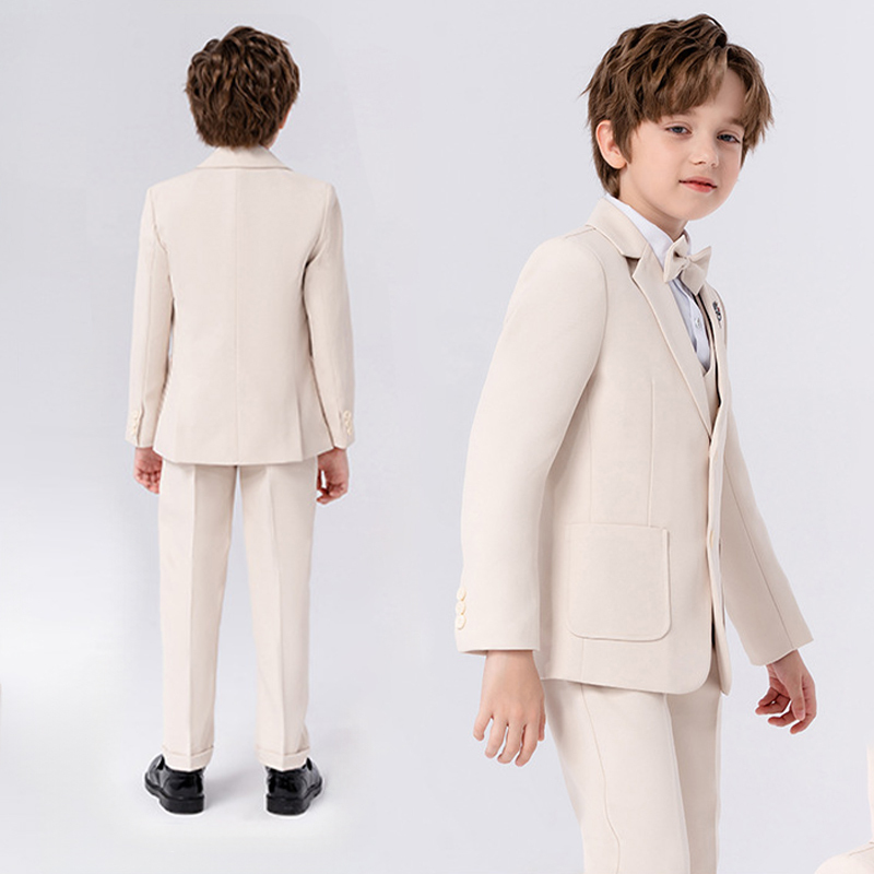Chemical Fiber Blend Bow Regular Sleeve Regular Formal Suit - image 20