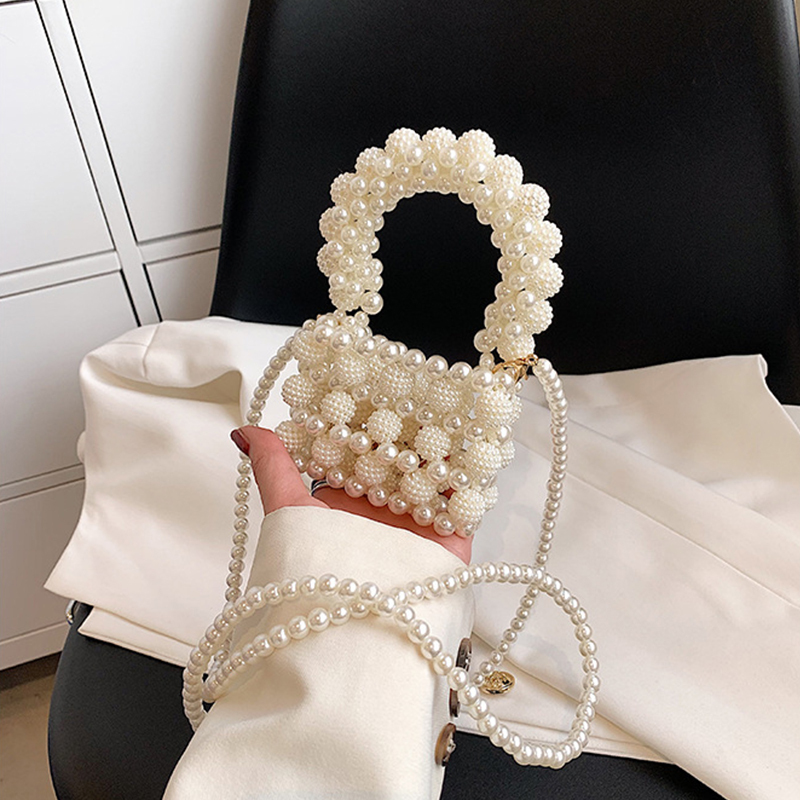 Solid With Pearls Bags - image 21