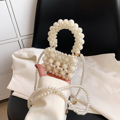 Solid With Pearls Bags - image 21