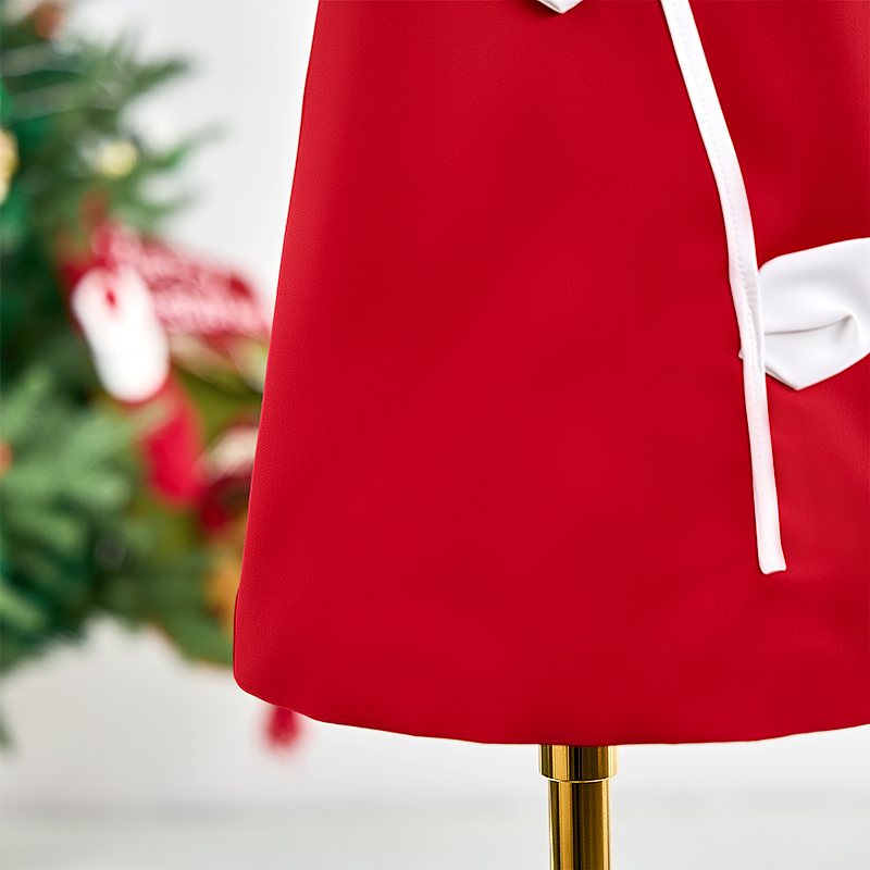 Satin Rosette Short Sleeve Midi Dresses - image 8