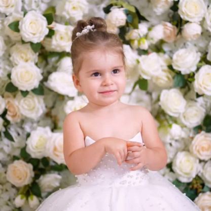 Satin Pearl Sleeveless Short Dresses - image 6