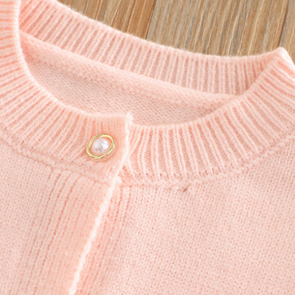 [Archive Sale] Yarn/wool Yarn Folds Long Sleeve Regular Two-piece Set - image 5