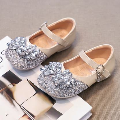 Solid Rhinestones Round Toe Flats  - image 11