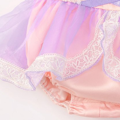 Satin Folds Lace Sleeveless Regular Bodysuit - image 5