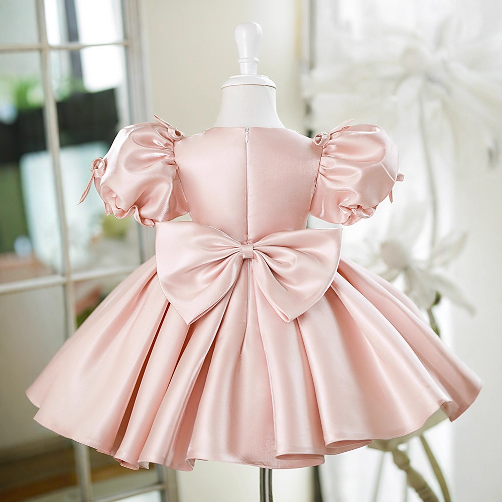 Chemical Fiber Blend Split Joint Short Sleeve Midi Dresses - image 4