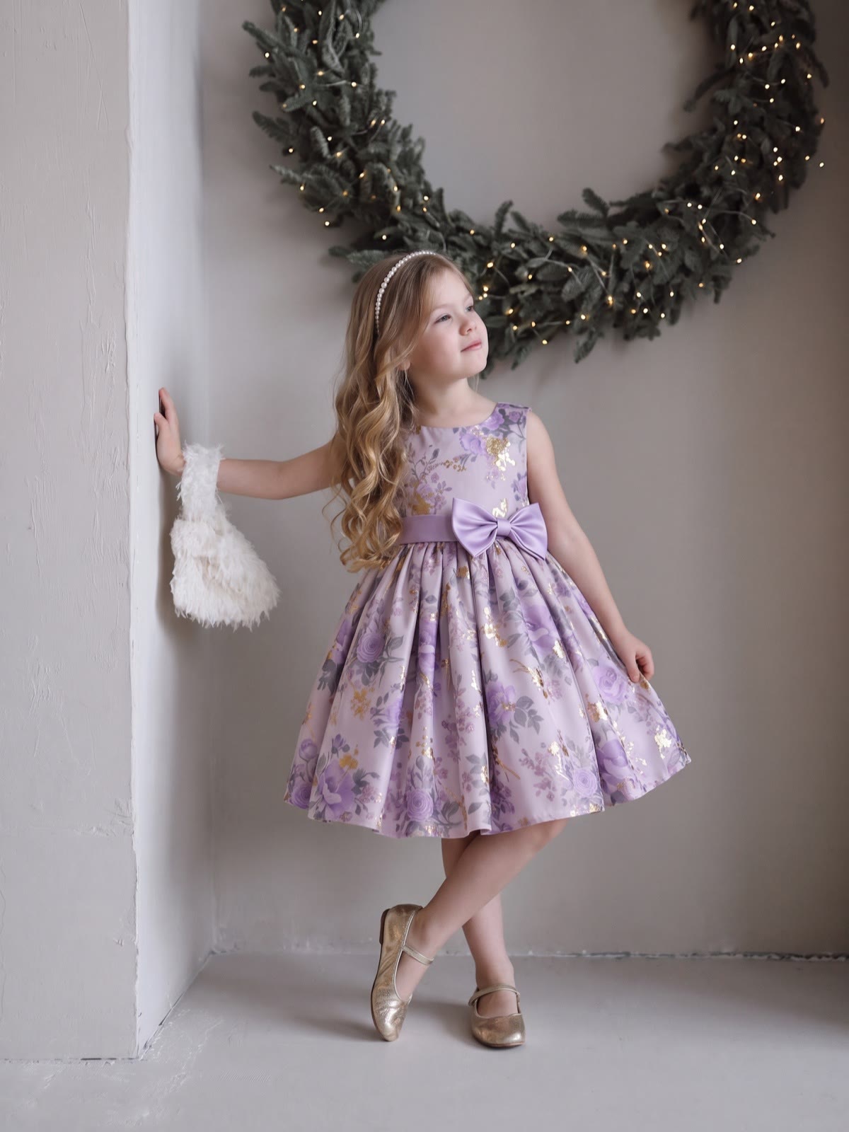 Satin Bow Sleeveless Short Dresses - image 5
