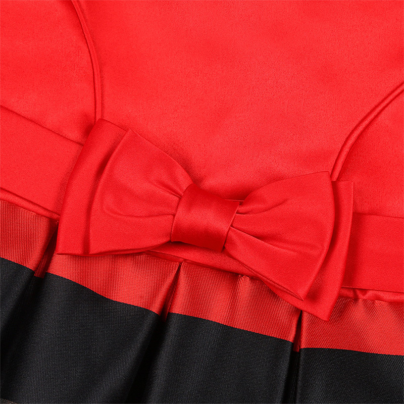 Satin Bow Cap Sleeve Regular Dresses - image 14