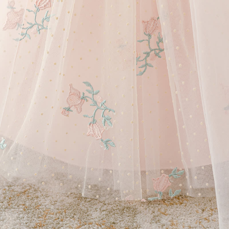 Mesh Bow Sleeveless Midi Dresses - image 6