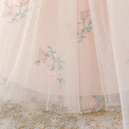 Mesh Bow Sleeveless Midi Dresses - image 6