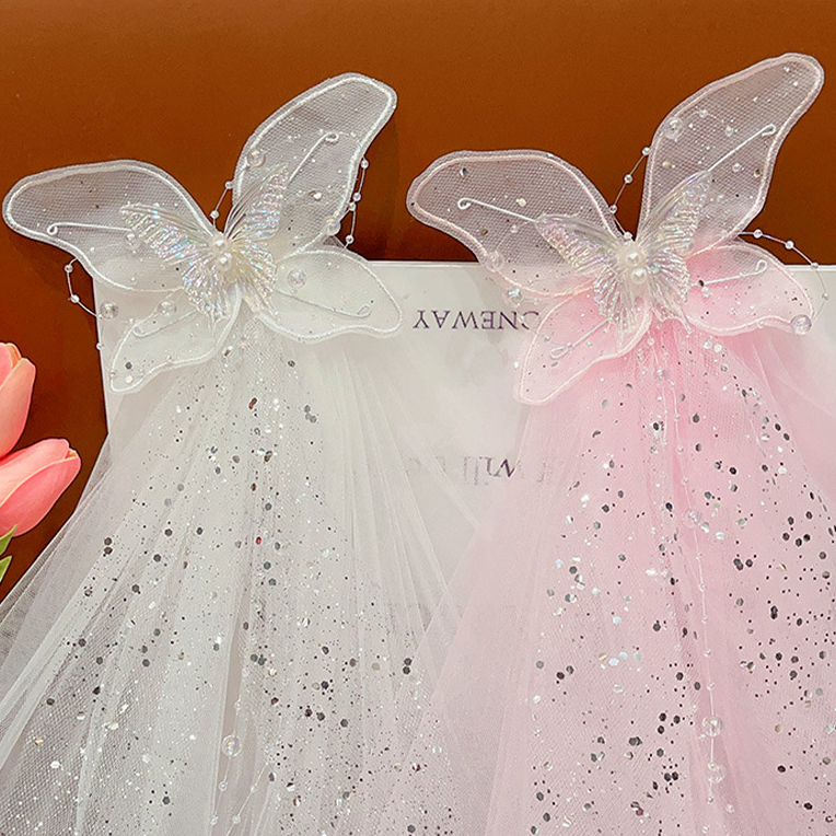 Solid With Glitter Barrette  - image 7