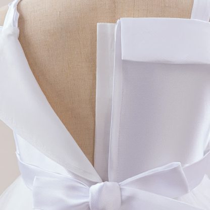 Satin & Mesh Bow Pearl Floral-embroidered Sleeveless Maxi Dresses - image 21