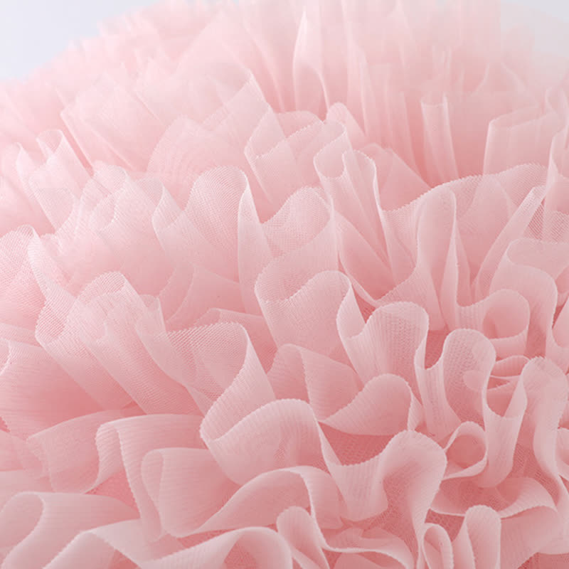 Twill & Mesh  Sleeveless Mid-long Dresses - image 13