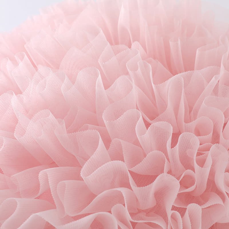 Twill & Mesh  Sleeveless Mid-long Dresses - image 13