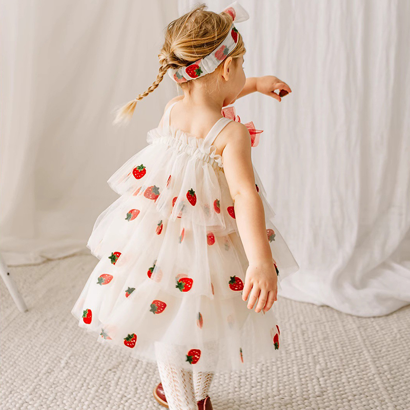  Mesh Bow Embroidery Sleeveless MIdi Dresses - image 3