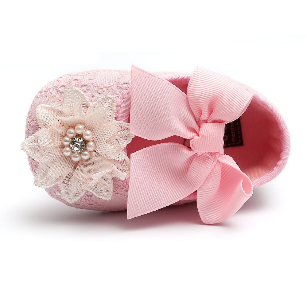 Solid Bow Rosette Round Toe Flats  - image 19