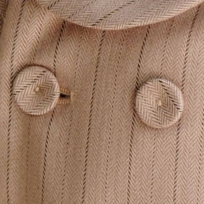 Cotton-blend Button Pocket Stitching Long Sleeve Regular Six-piece Formal Suit - image 7