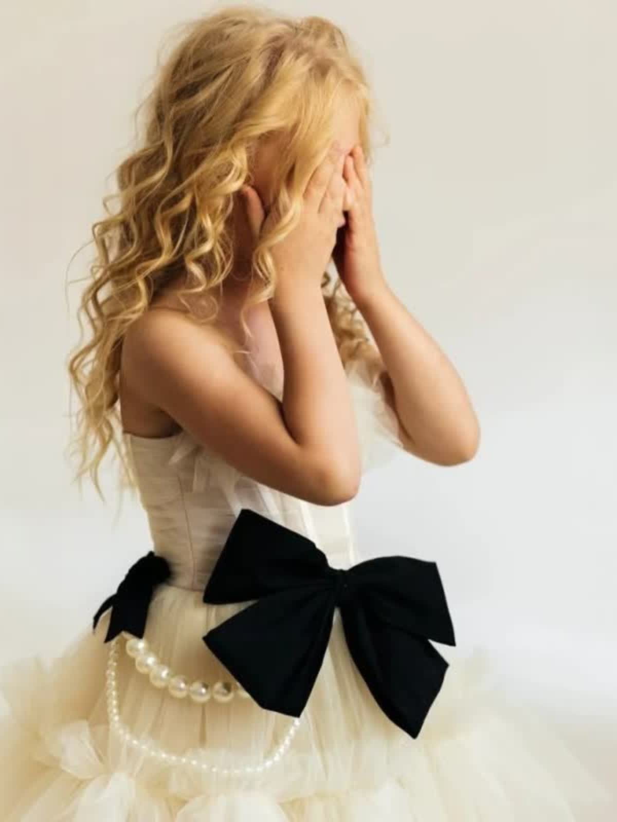 Mesh Bow Imitation Pearls  Ruched Gathered Sleeveless Maxi Dresses - image 5