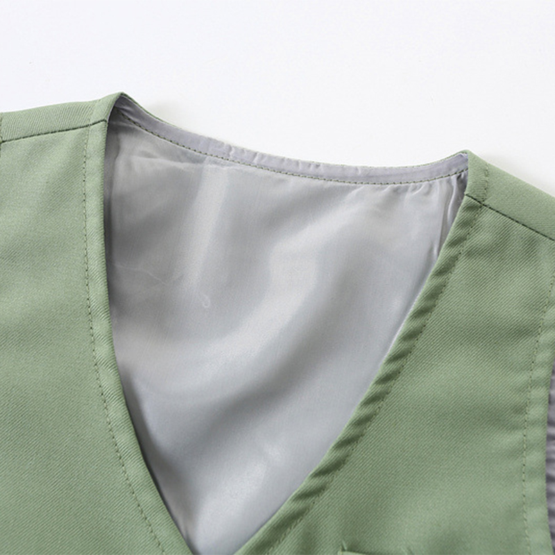 Cotton-Blend Bow Regular Sleeve Regular Formal Suit - image 9