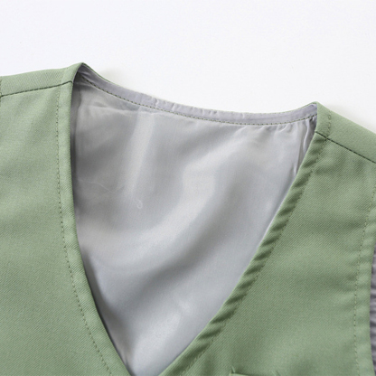 Cotton-Blend Bow Regular Sleeve Regular Formal Suit - image 9