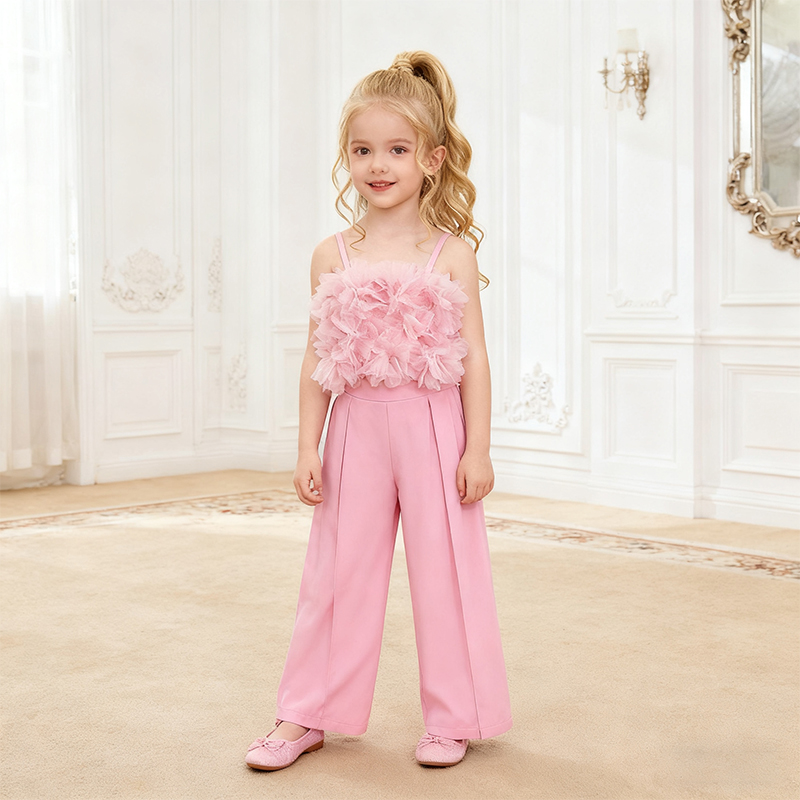 Cotton Folds Sleeveless Regular Two-piece Set - image 9