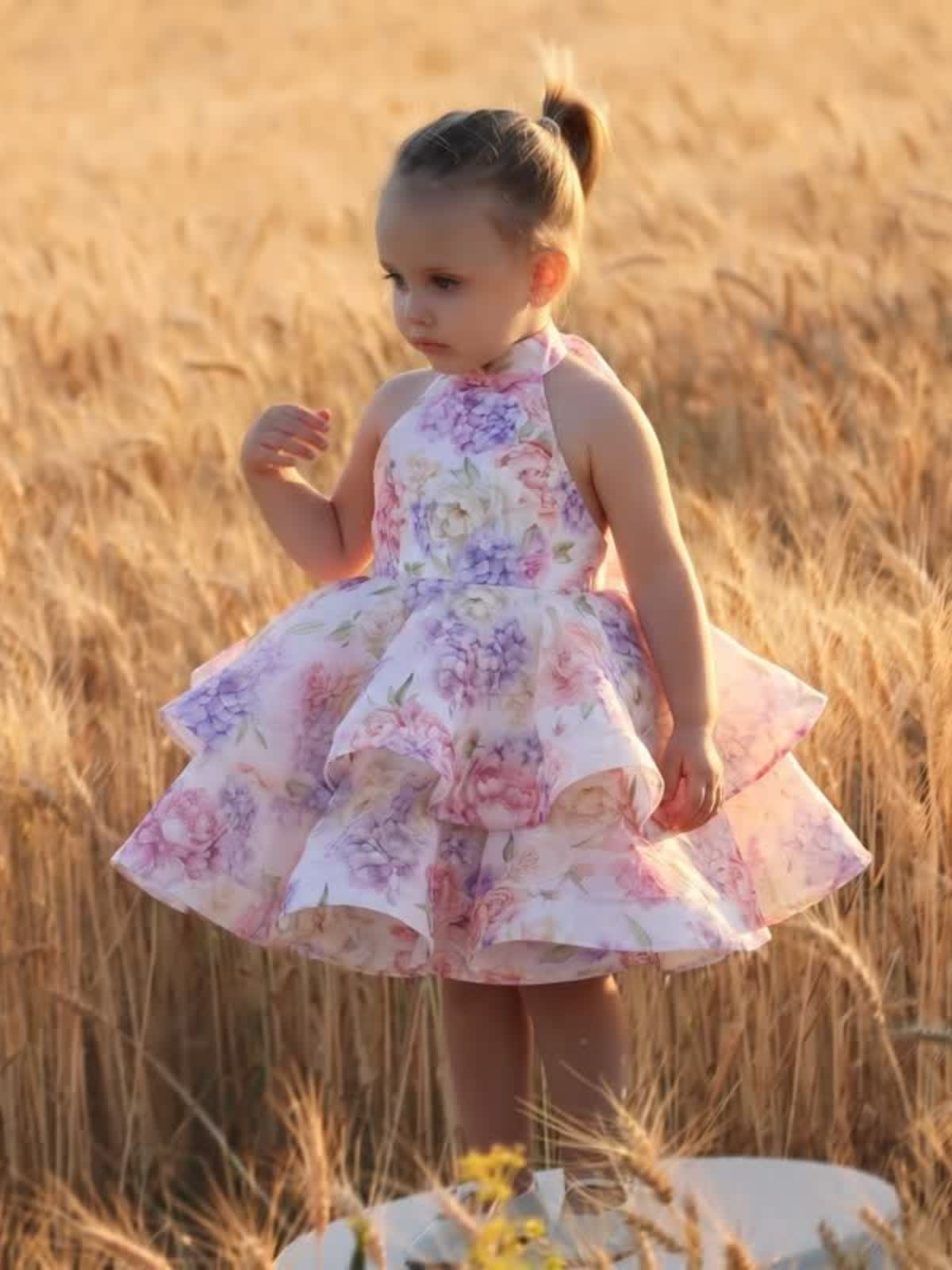 Chemical Fiber Blend Bow Short Sleeve Midi Dresses - image 7