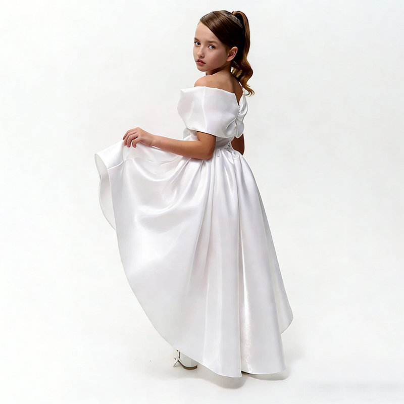 Satin Bow Sleeveless Midi Dresses - image 4