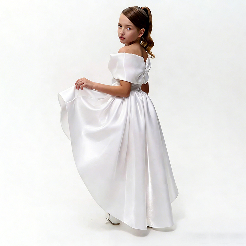 Satin Bow Sleeveless Midi Dresses - image 4