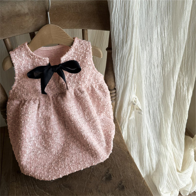 [Archive Sale] Tweed Bow Sleeveless Regular Bodysuit - image 14