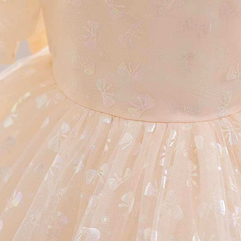 Mesh Piping Short Sleeve Midi Dresses - image 6