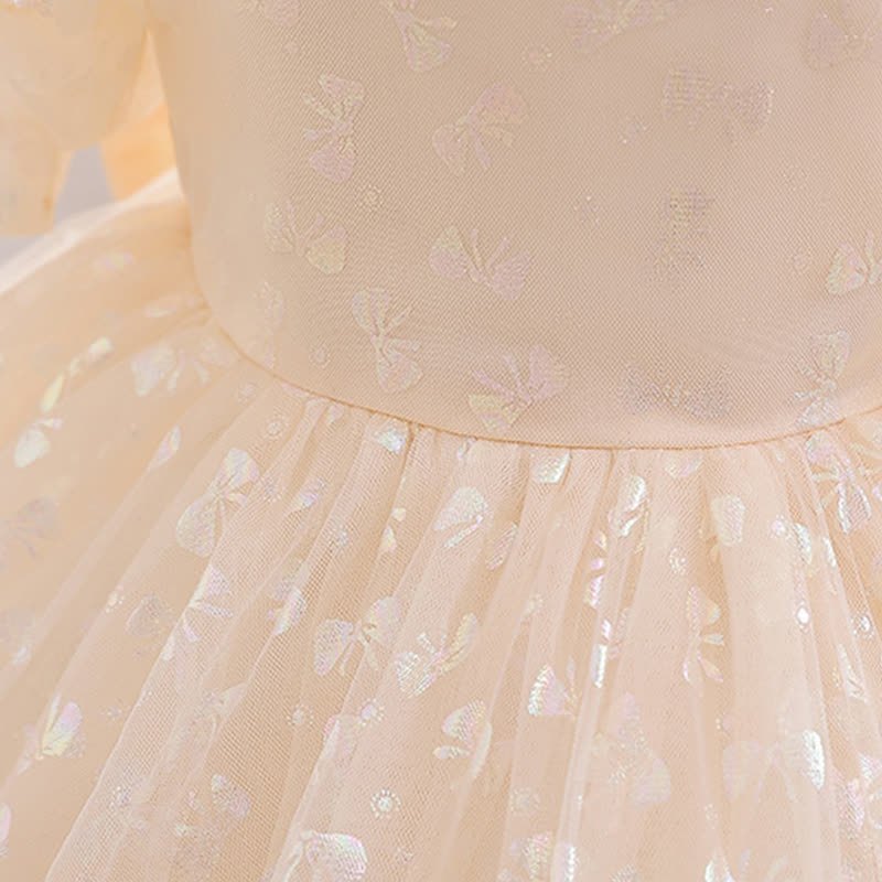 Mesh Piping Short Sleeve Midi Dresses - image 6