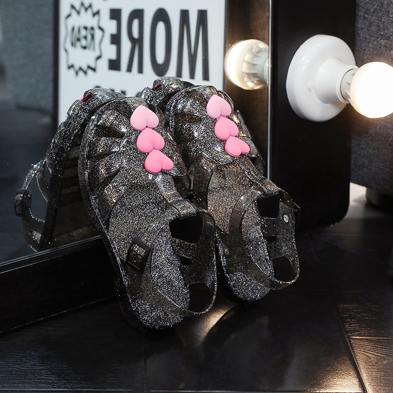 Solid Embellished Round Toe Sandals - image 22