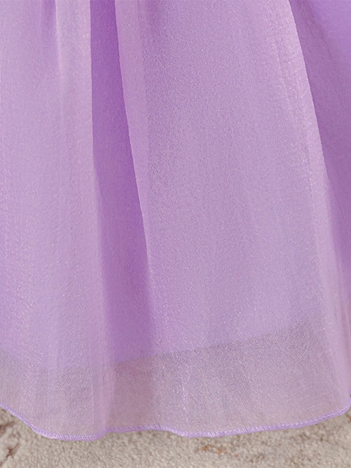 Organza Cotton-Blend Bow Ruched Short Sleeve Regular Dresses - image 14