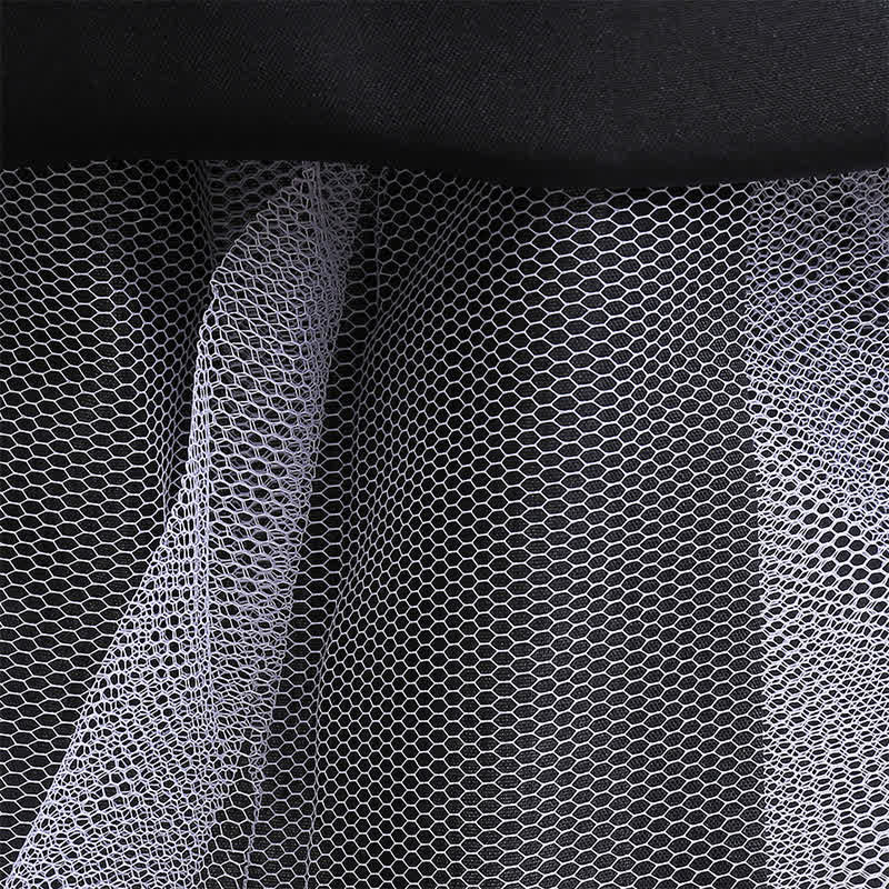 Satin & Mesh Rosette Sleeveless Mid-long Dresses - image 36