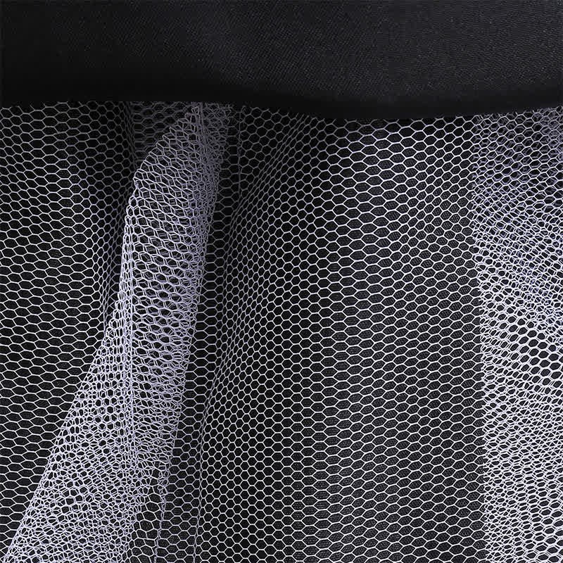 Satin & Mesh Rosette Sleeveless Mid-long Dresses - image 36